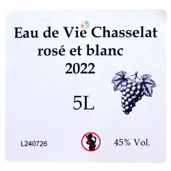 Eau de vie de Chasselat...