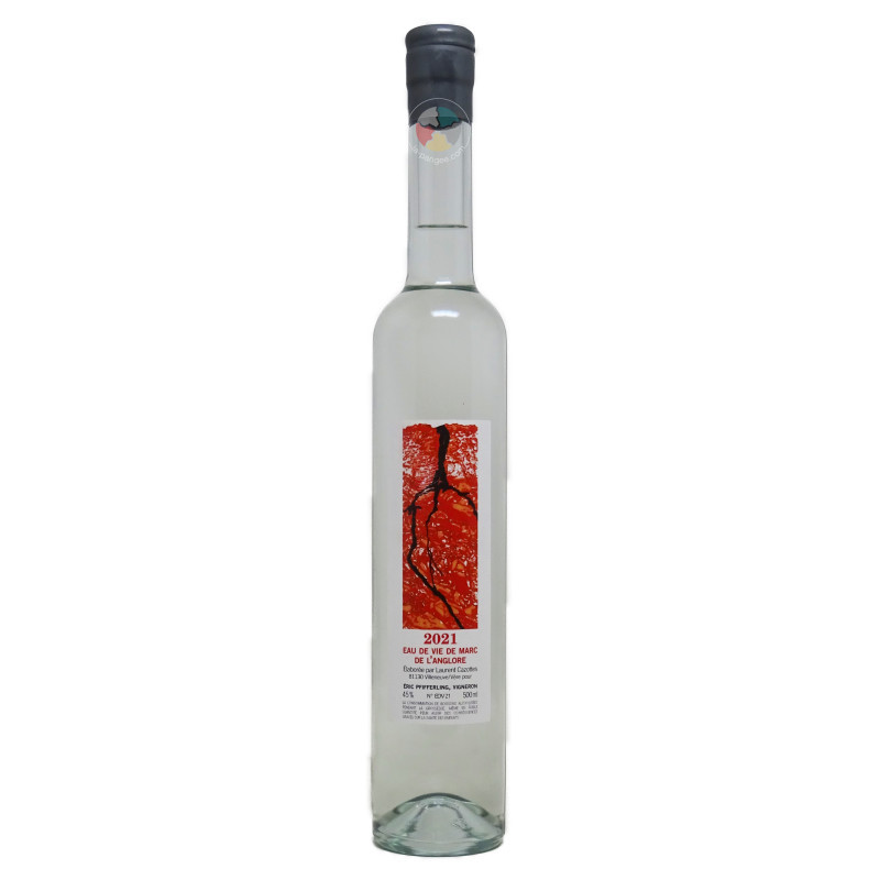 L'Anglore Eau de vie de marc - 2021 - 50cl - 45% - Cazottes L'Anglore Eau de vie de marc - 2021 - 50cl - 45% - Cazottes