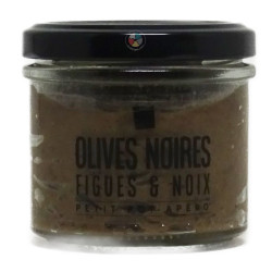 Préparation Olives Noires Figues et Noix